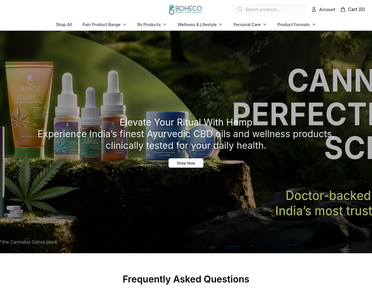 Screenshot of bohespirit.shop