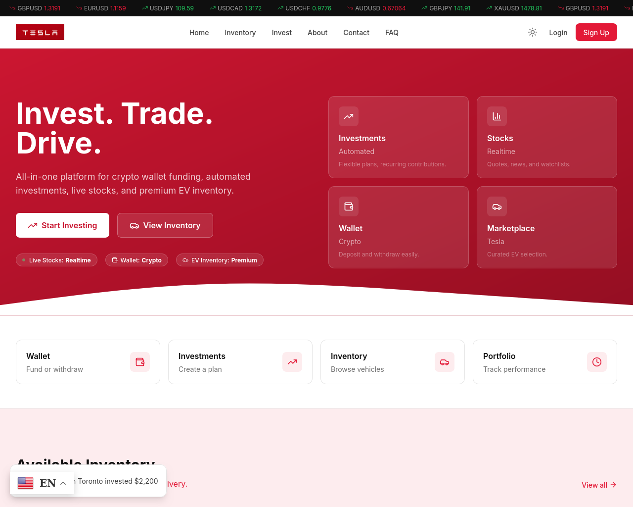 Screenshot of tesm.internezz.xyz