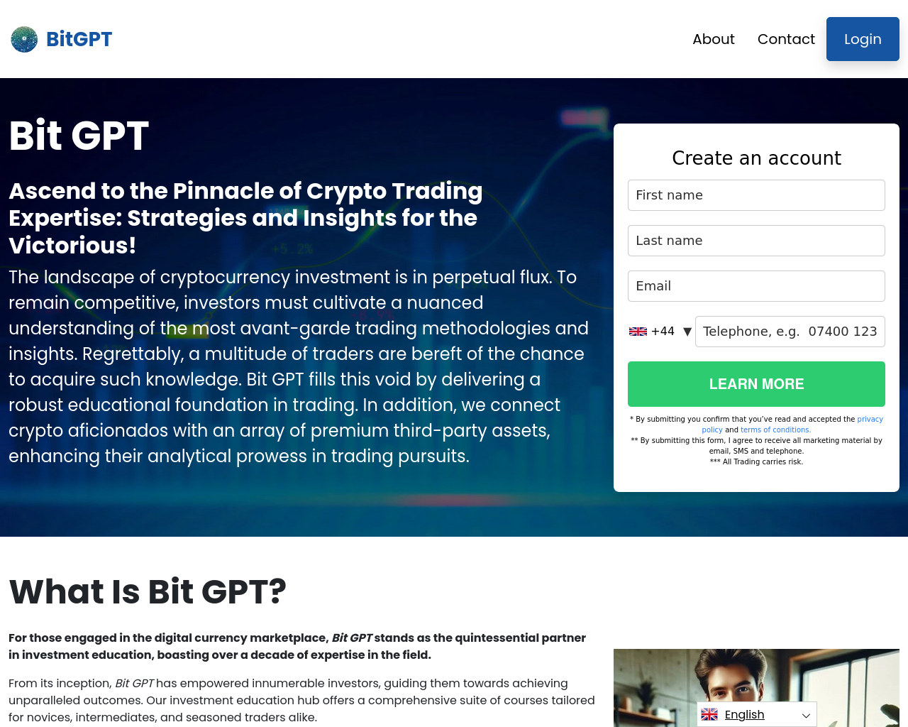 Captura de pantalla de bitgpt.org