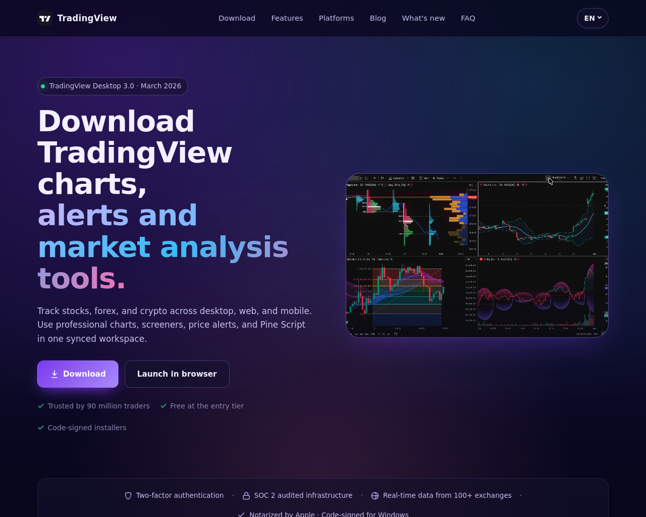 Screenshot of tradingview.is