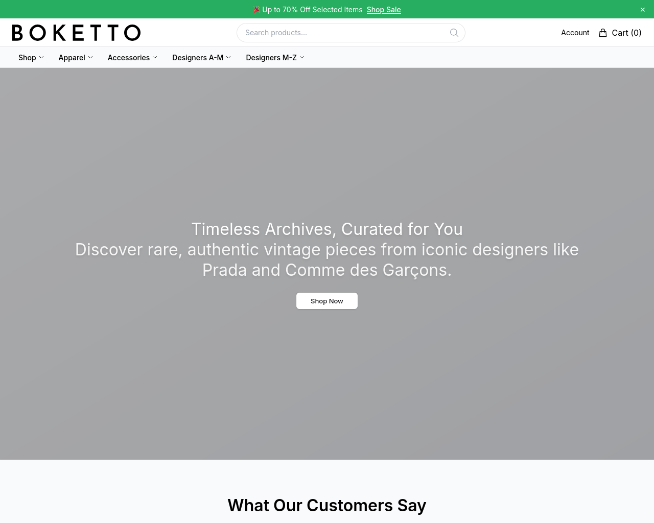Screenshot of bokettofashion.shop