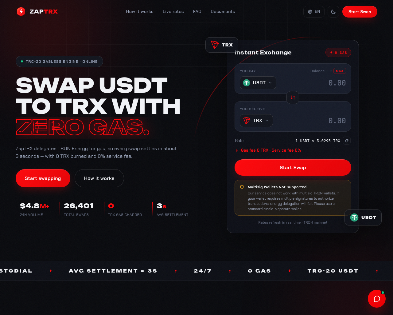 zaptrx.info 스크린샷