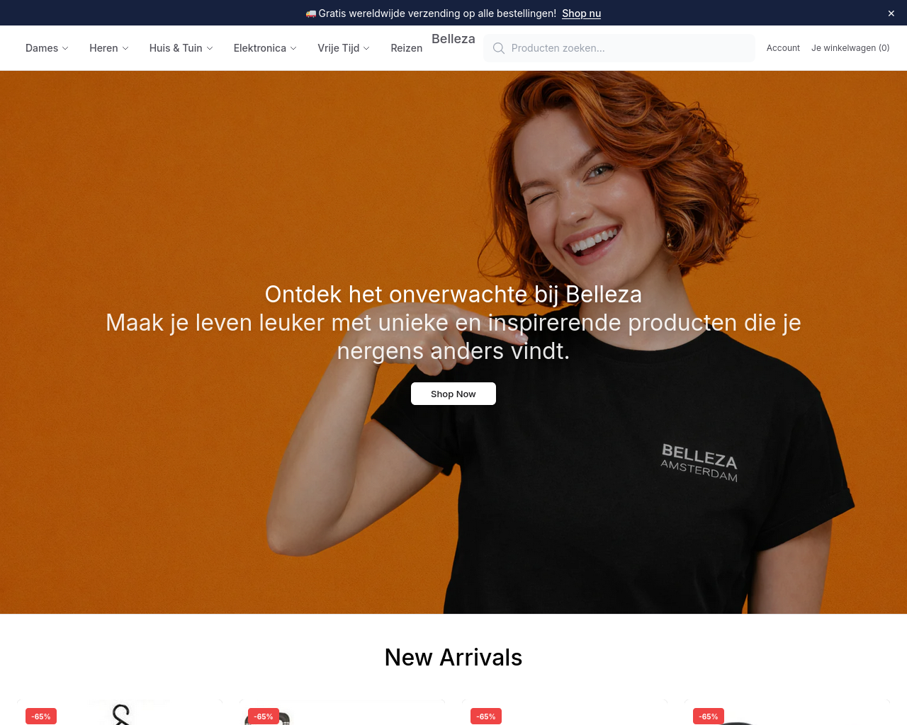 Screenshot of belvantage.shop