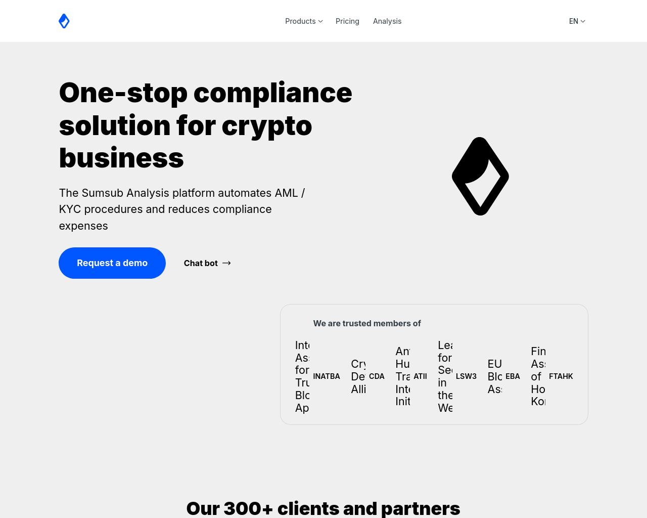 Screenshot of sumsubanalyse.com