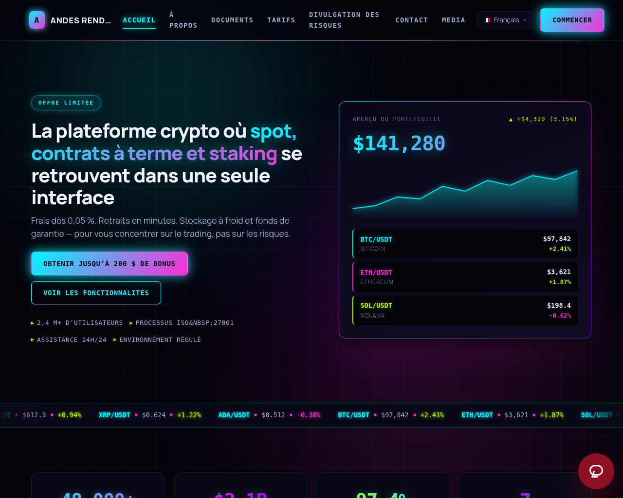 Screenshot of andes-rendivo-france.com