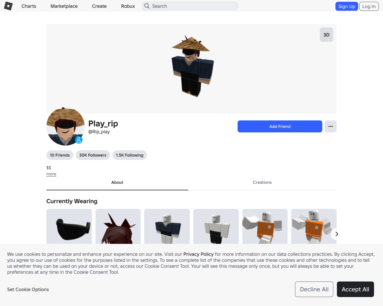 Снимок экрана roblox.com.ee