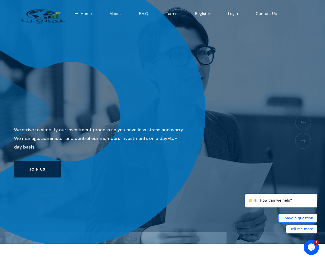 Screenshot of amgloaumfin.com