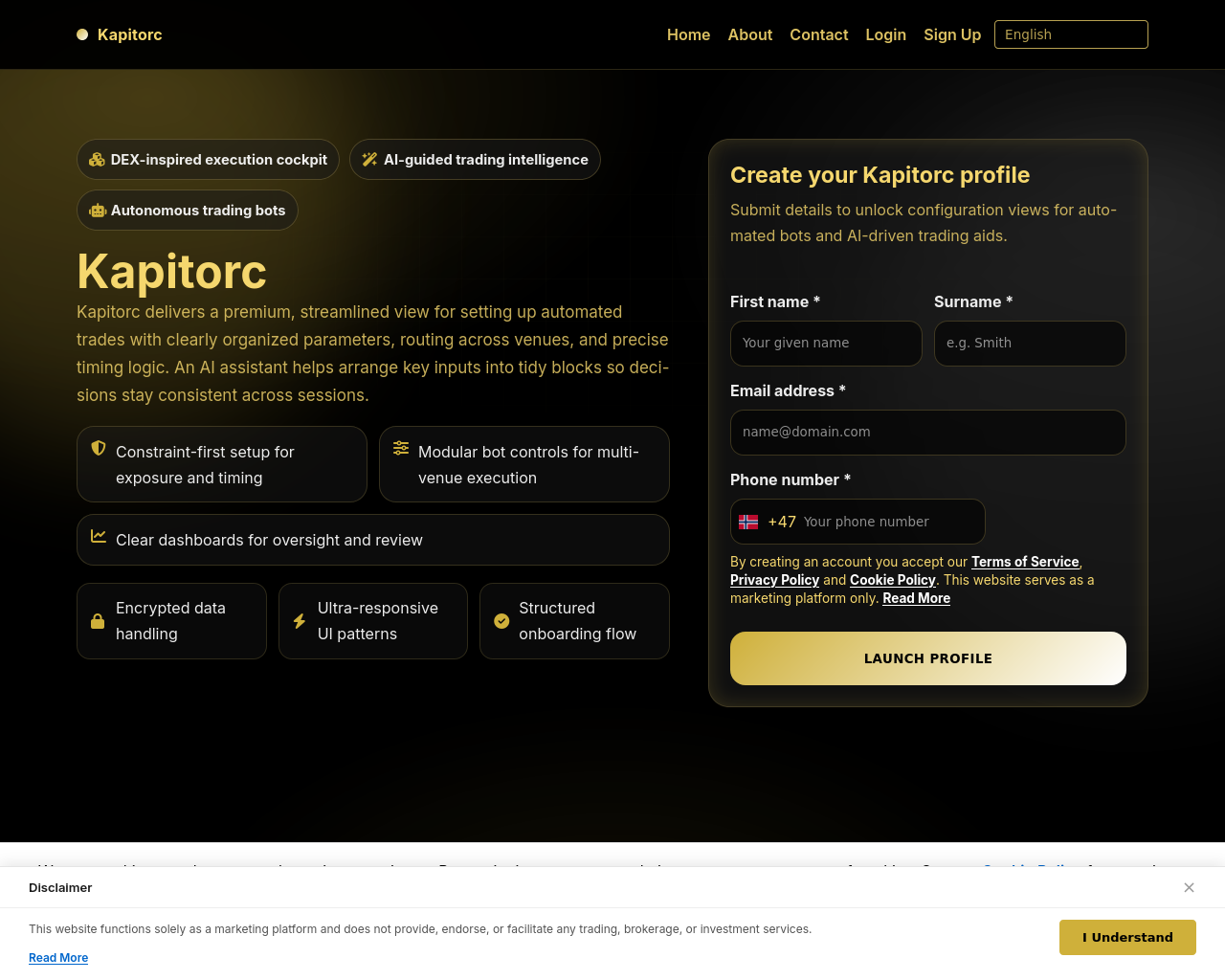 Screenshot of kapitorc.digital