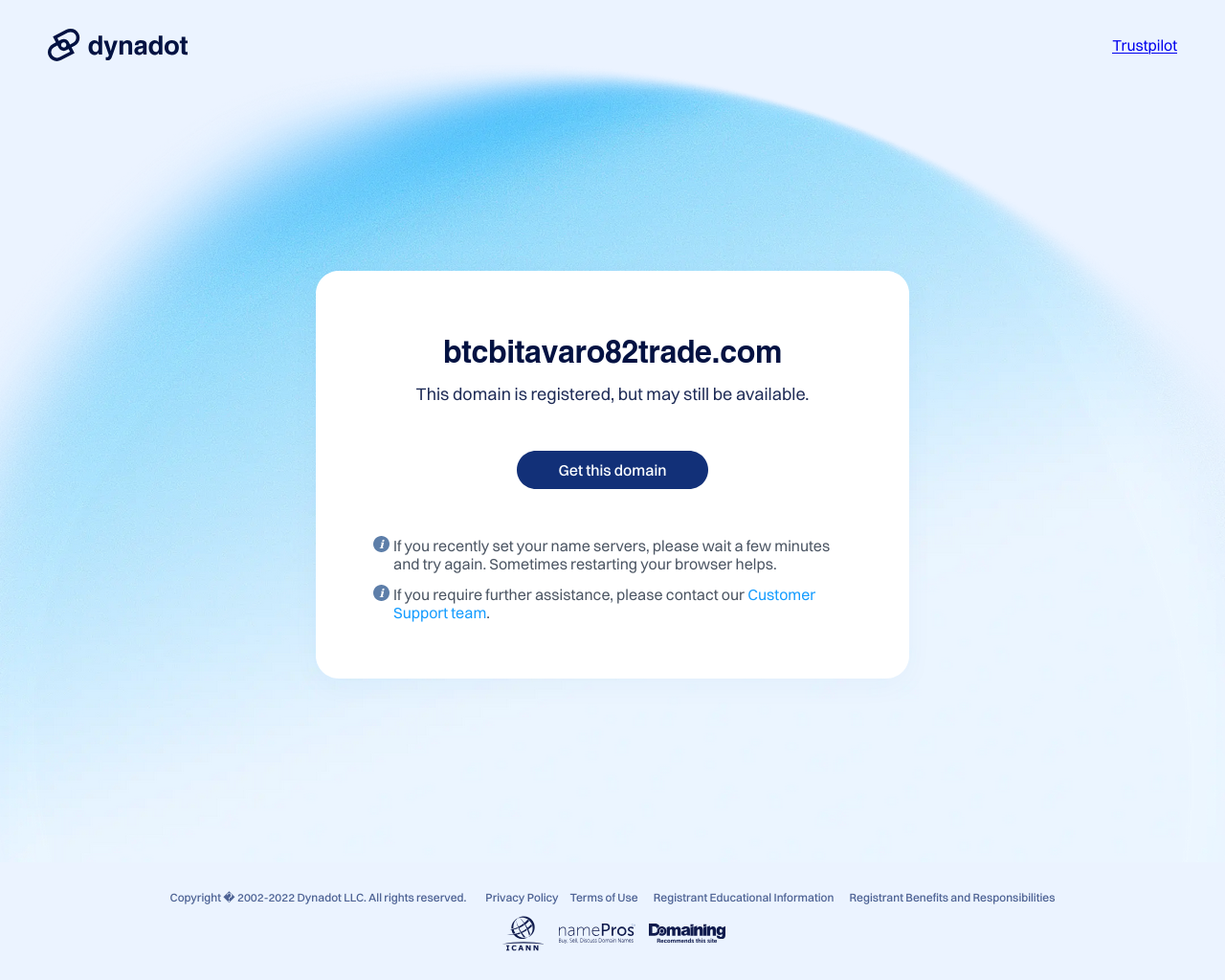 Screenshot von btcbitavaro82trade.com