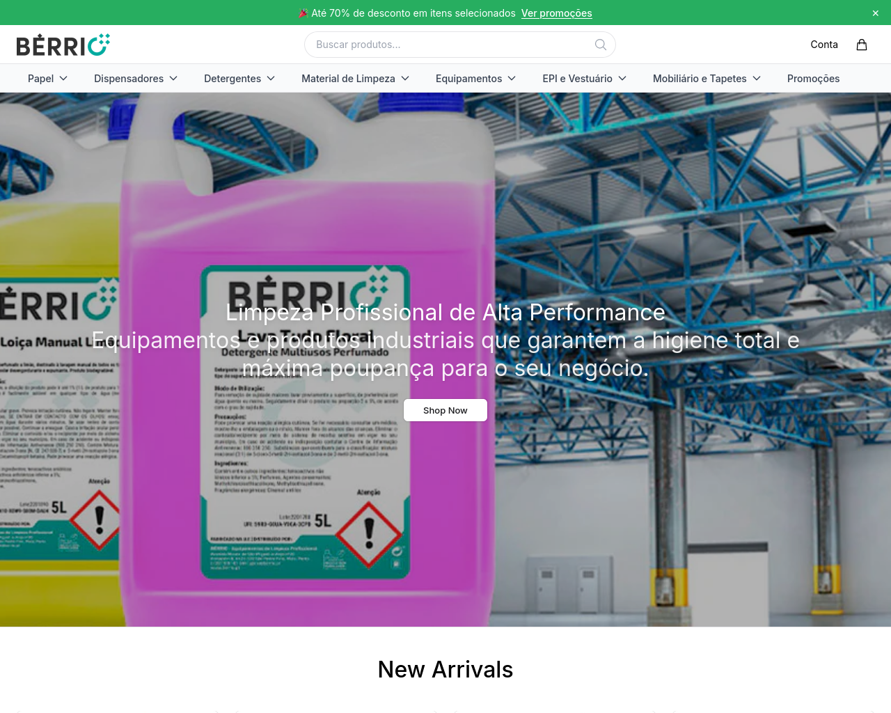 Screenshot of berrioofficial.shop