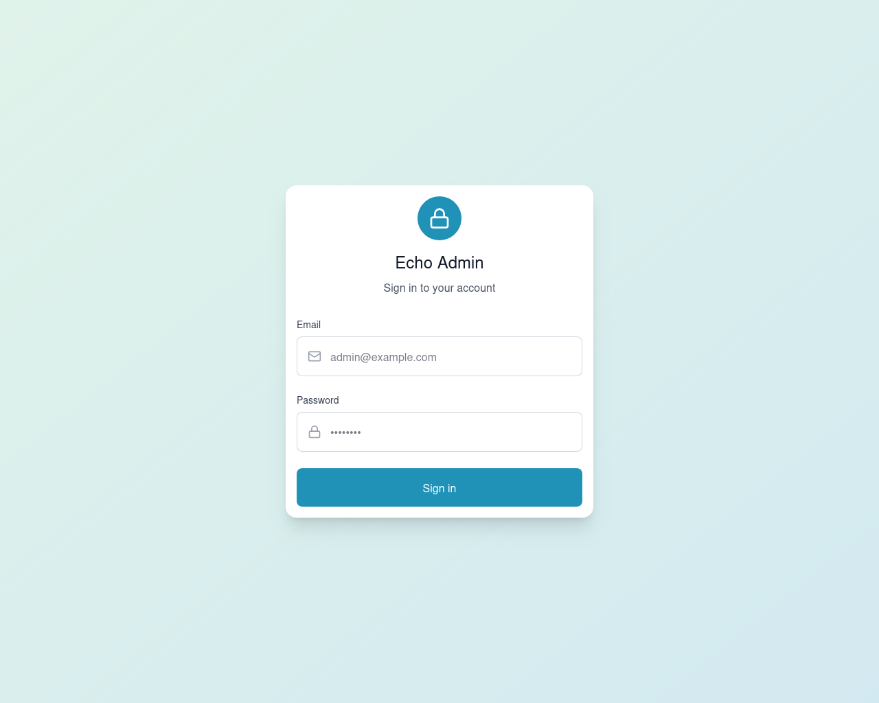 Captura de tela de echo.bitstone.com