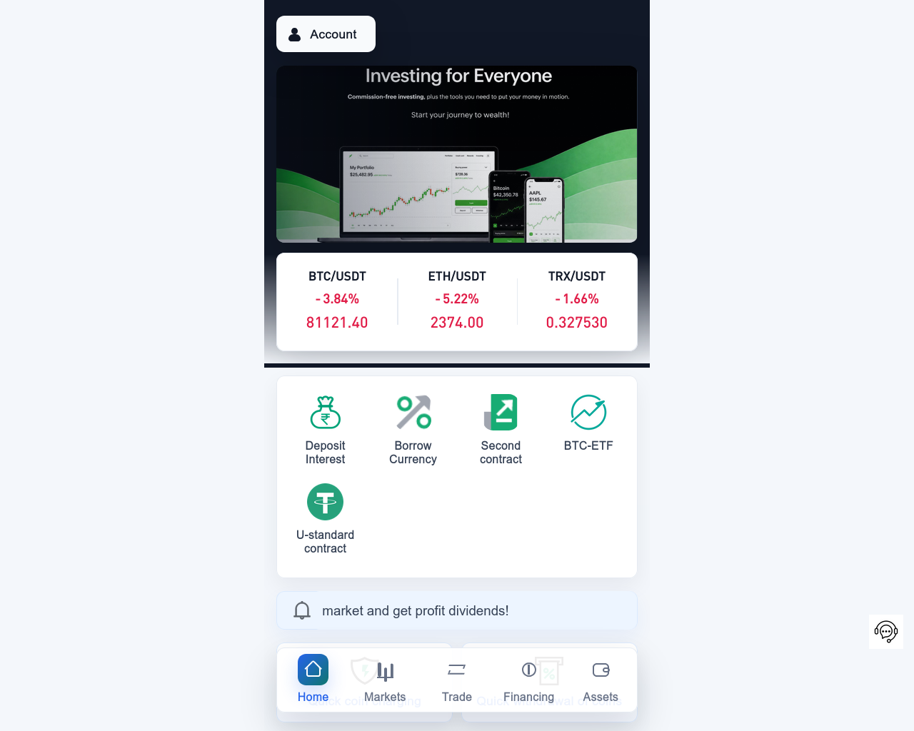 Screenshot of cryptotradingdesk-dapp.com