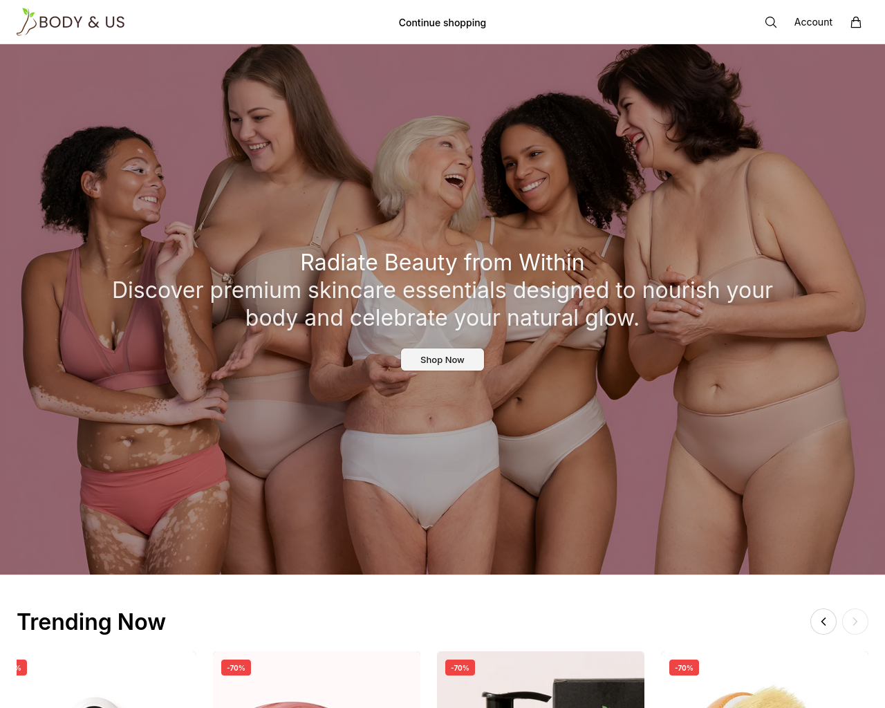 Screenshot of bodivibe.shop