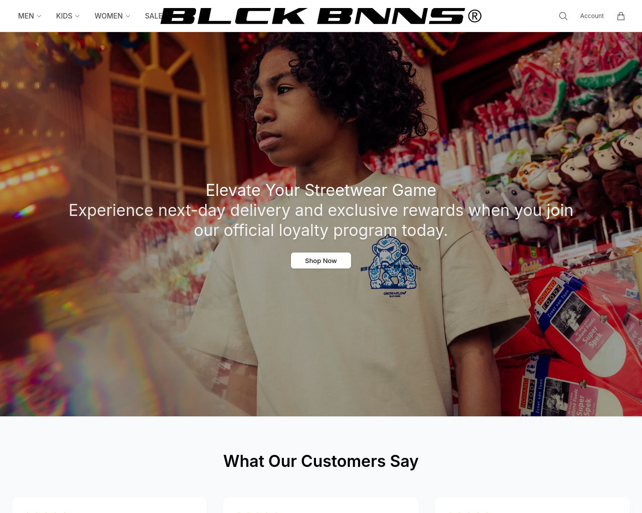 Screenshot of blackbananasshop.shop