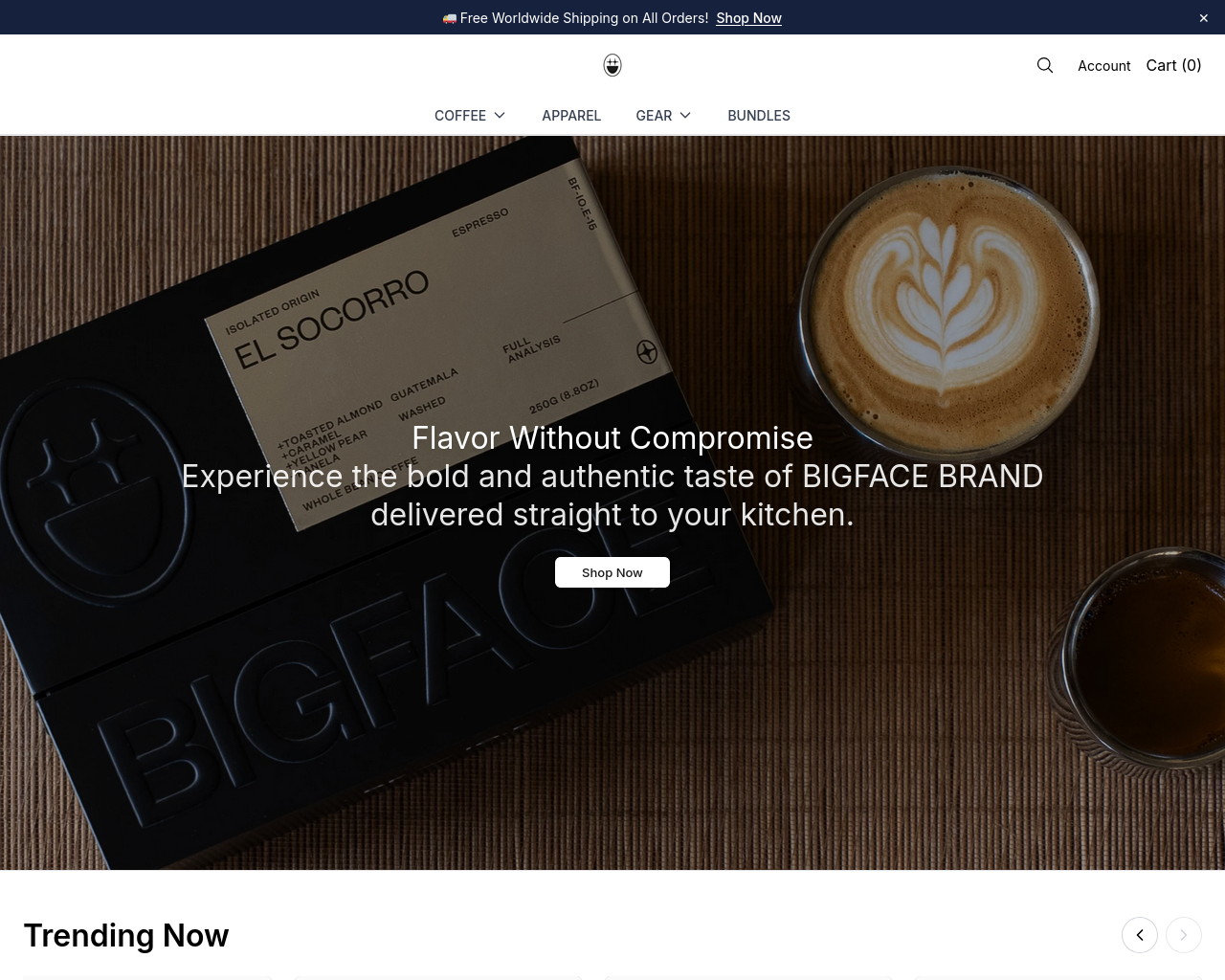 Снимок экрана bigfacebrandshop.shop