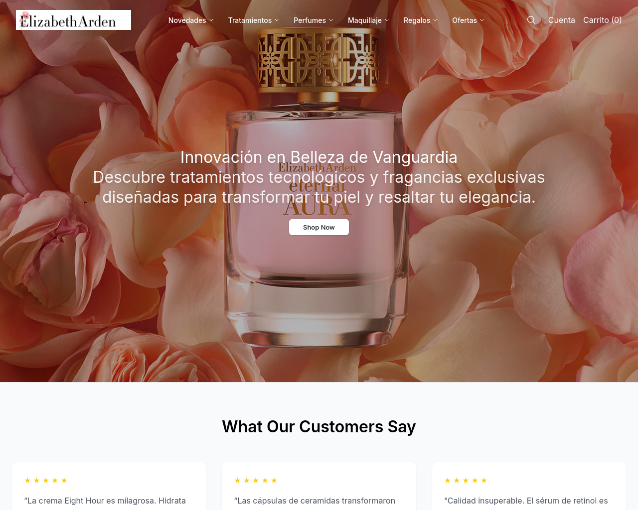 Screenshot of bethglow.shop