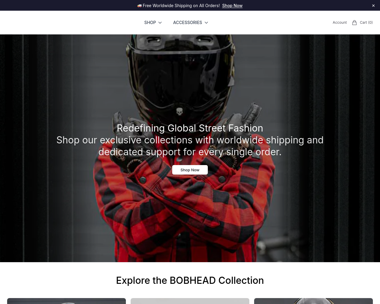 Screenshot of bobheadstudio.shop