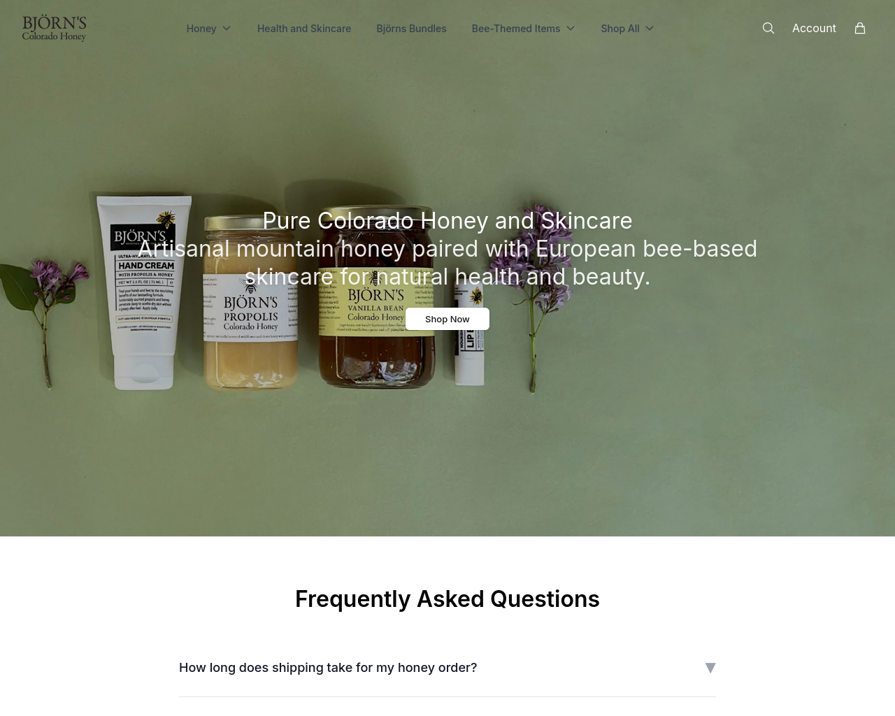 bjornscoloradohoneyhive.shop ekran görüntüsü