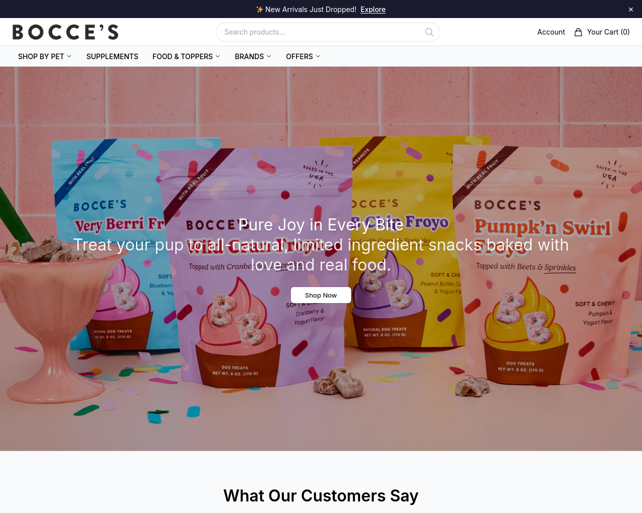 Screenshot di boccesbakeryonline.shop
