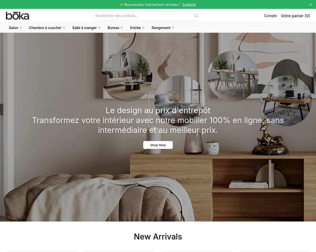 Screenshot of bokacentral.shop