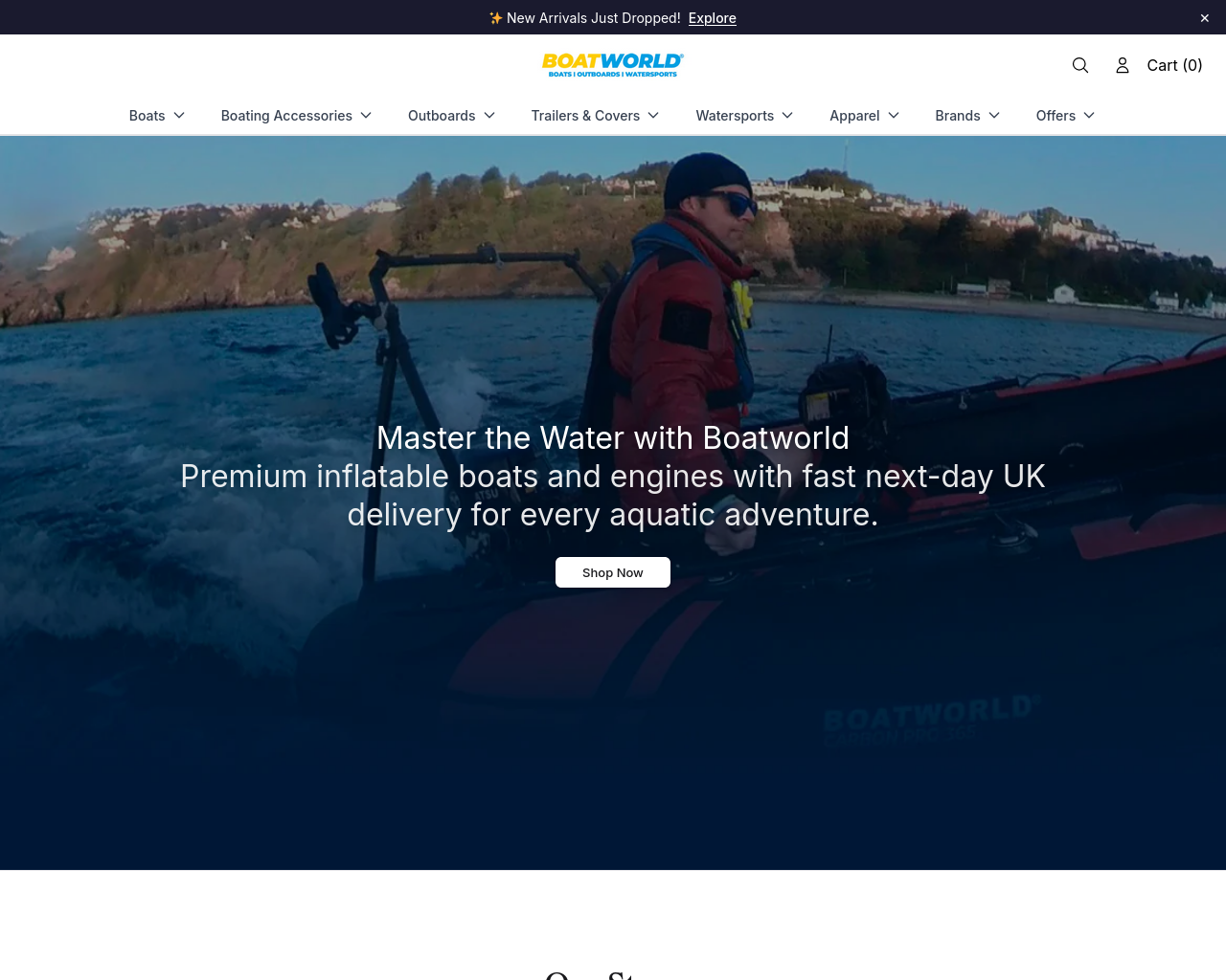 Screenshot of boatzone.shop