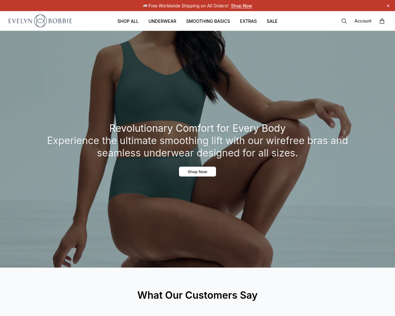 Screenshot of bobbiecomfort.shop