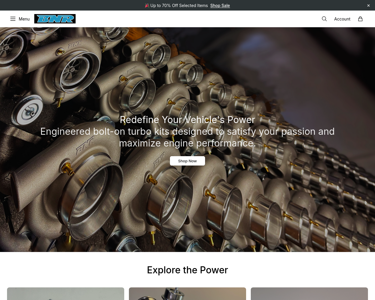 Screenshot of bnrturbosstore.shop