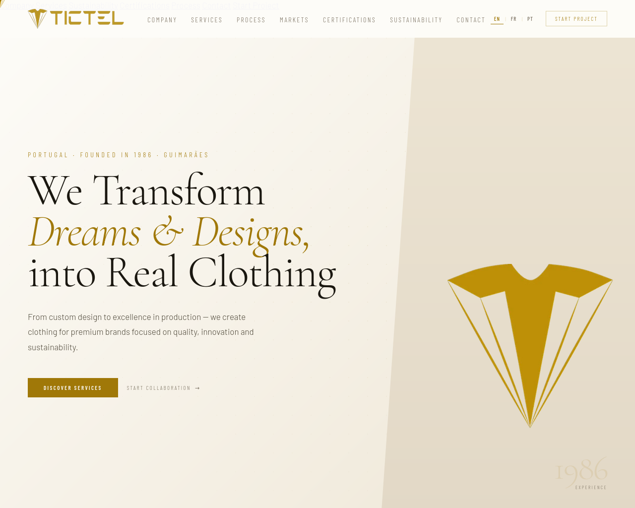 Screenshot of tictel.pt