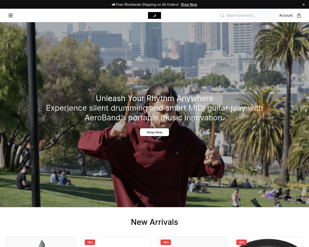 Screenshot of bndly.shop