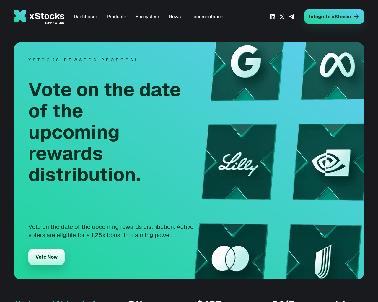 Screenshot of voting-xstocks.lol