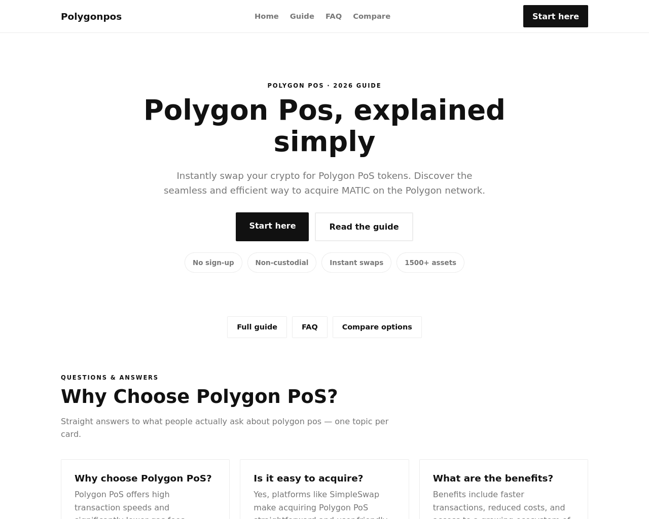 Снимок экрана polygonpos.xyz