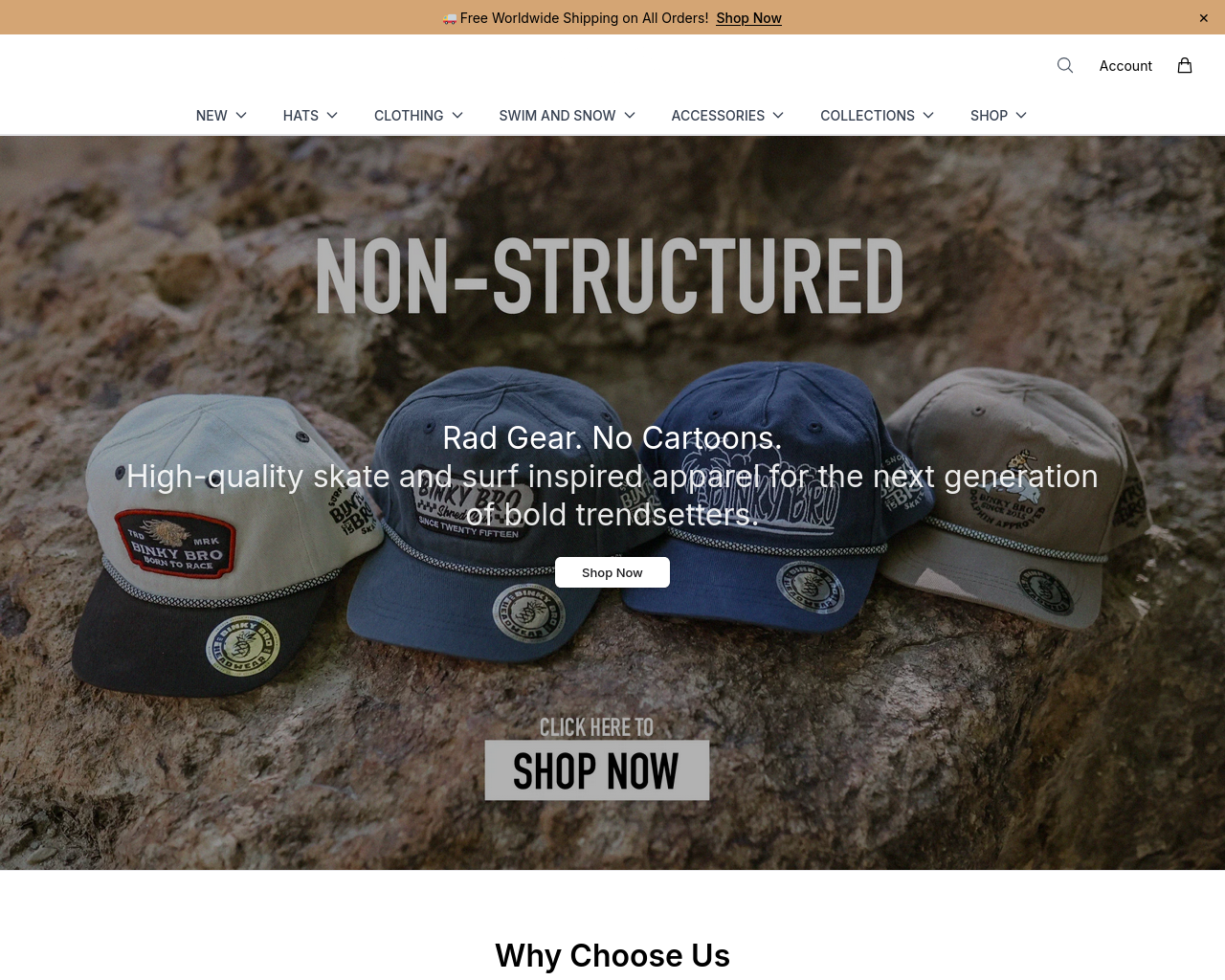 binkybromarket.shop 的截图