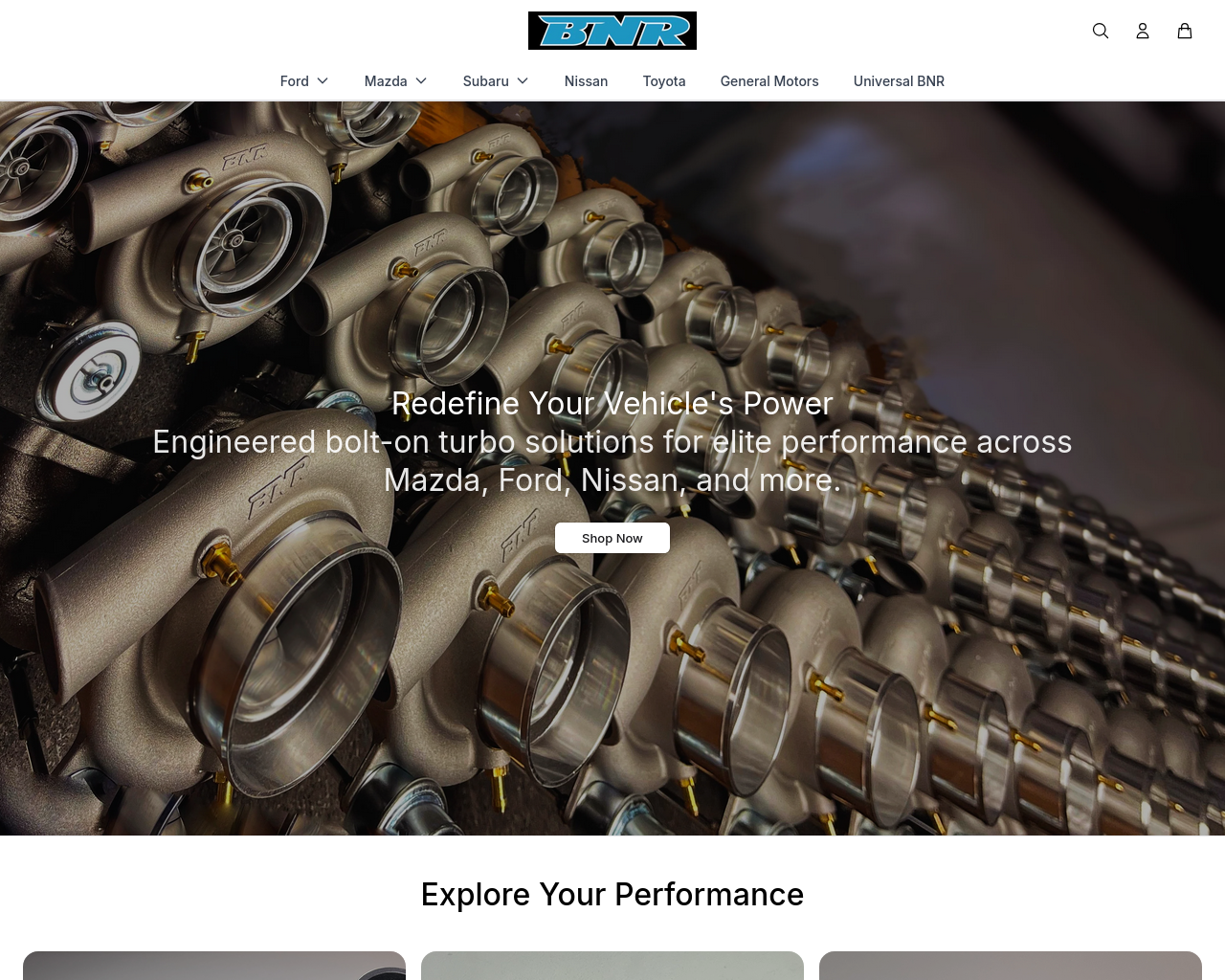 Screenshot of bnrturbos.shop
