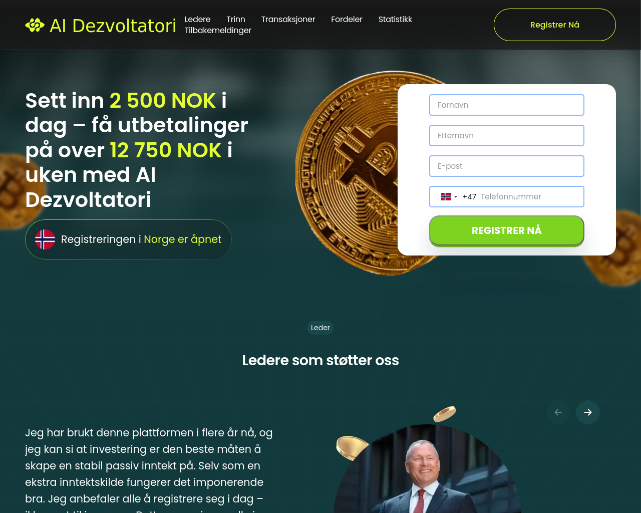 Screenshot of aidezvoltatoritrade.com