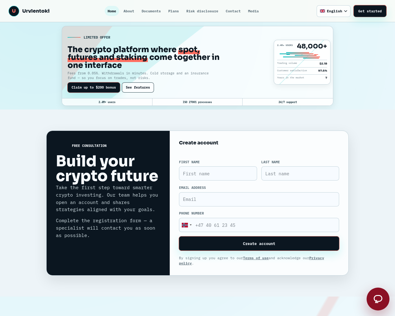Screenshot di urvlentoki-platform.com