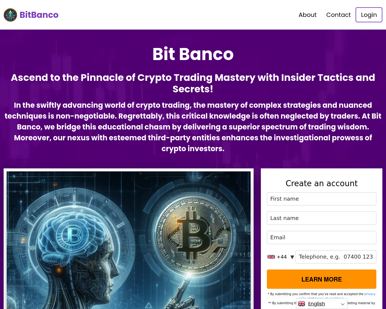 Screenshot von bit-banco.com