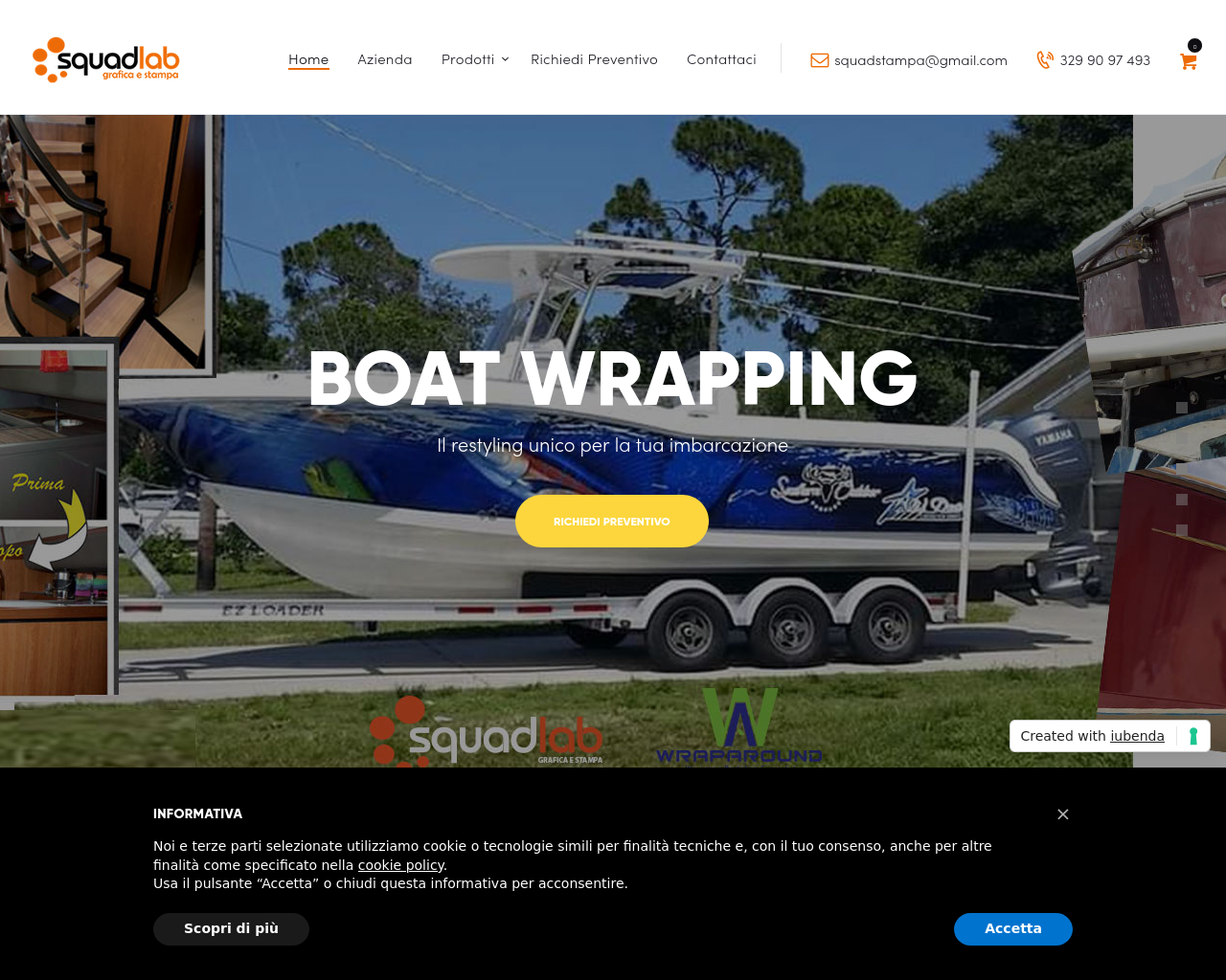 Screenshot of squadlab.it