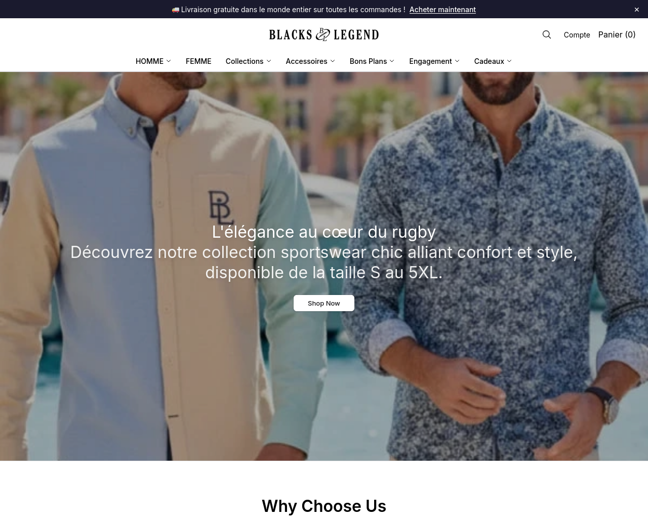 Screenshot of blackslegendhq.shop
