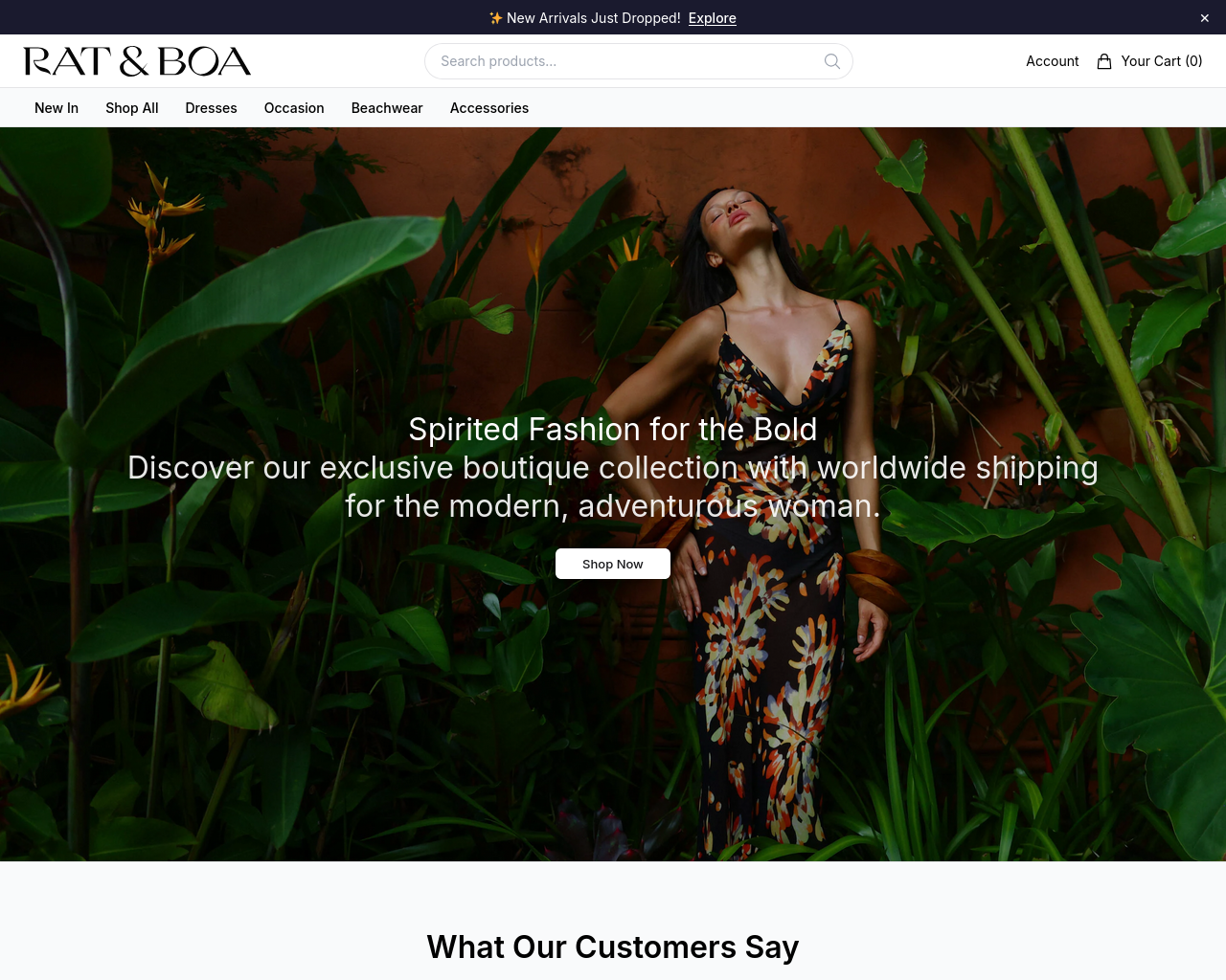 Screenshot of boahaven.shop
