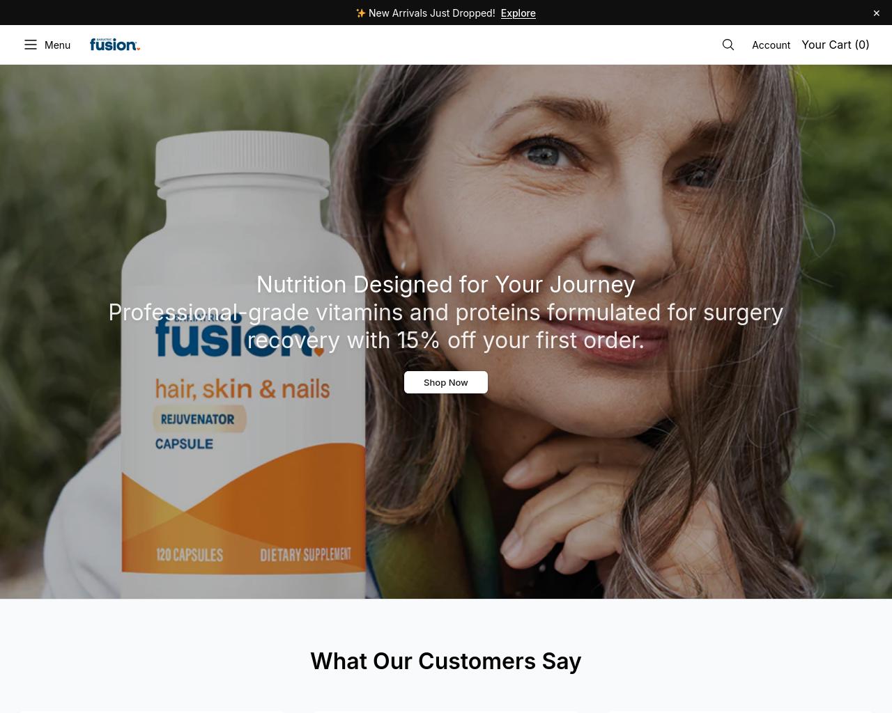 Screenshot of bariatricfusion.shop