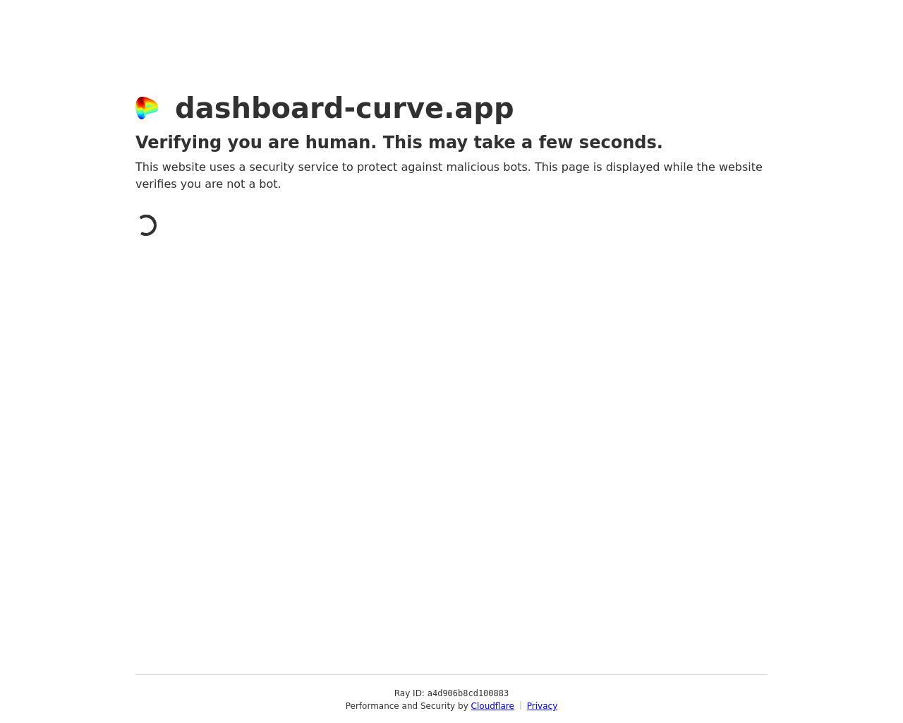 Screenshot of dashboard-curve.app