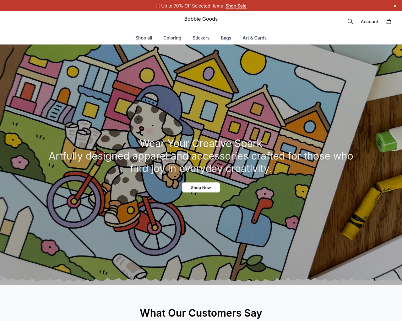Screenshot of bobbiejoyco.shop