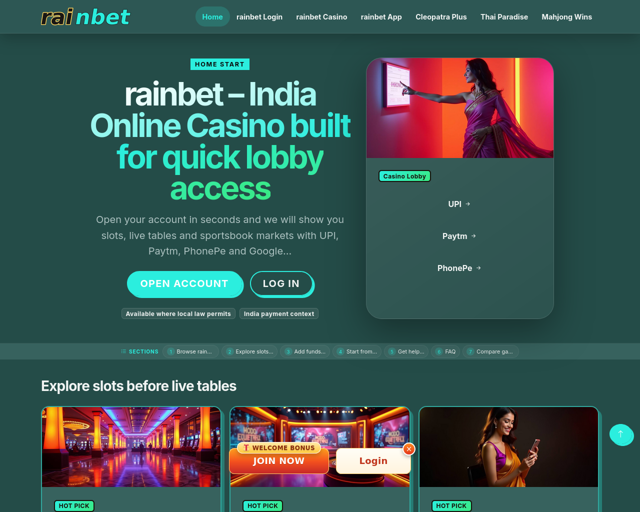 Снимок экрана rainbet.sbs