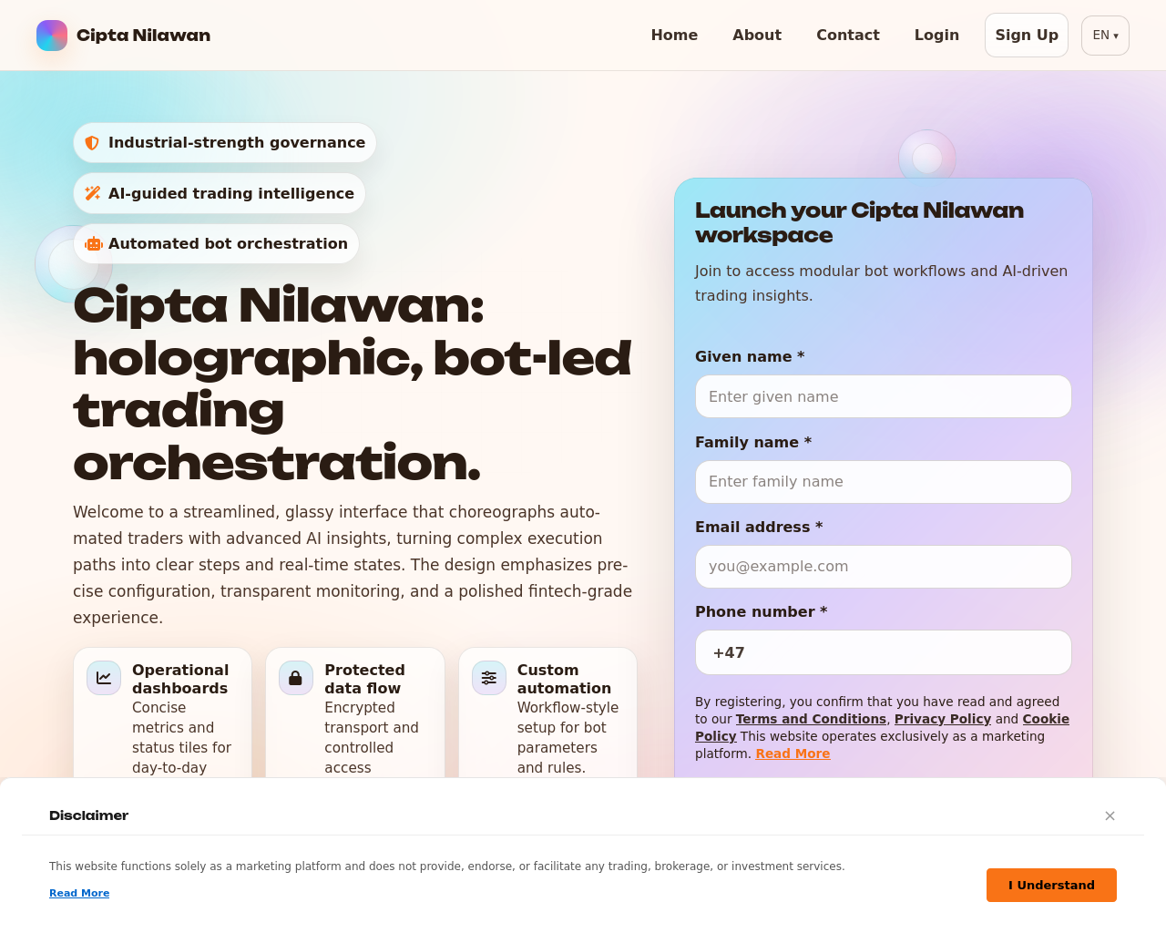 Screenshot von ciptanilawansoftware.com