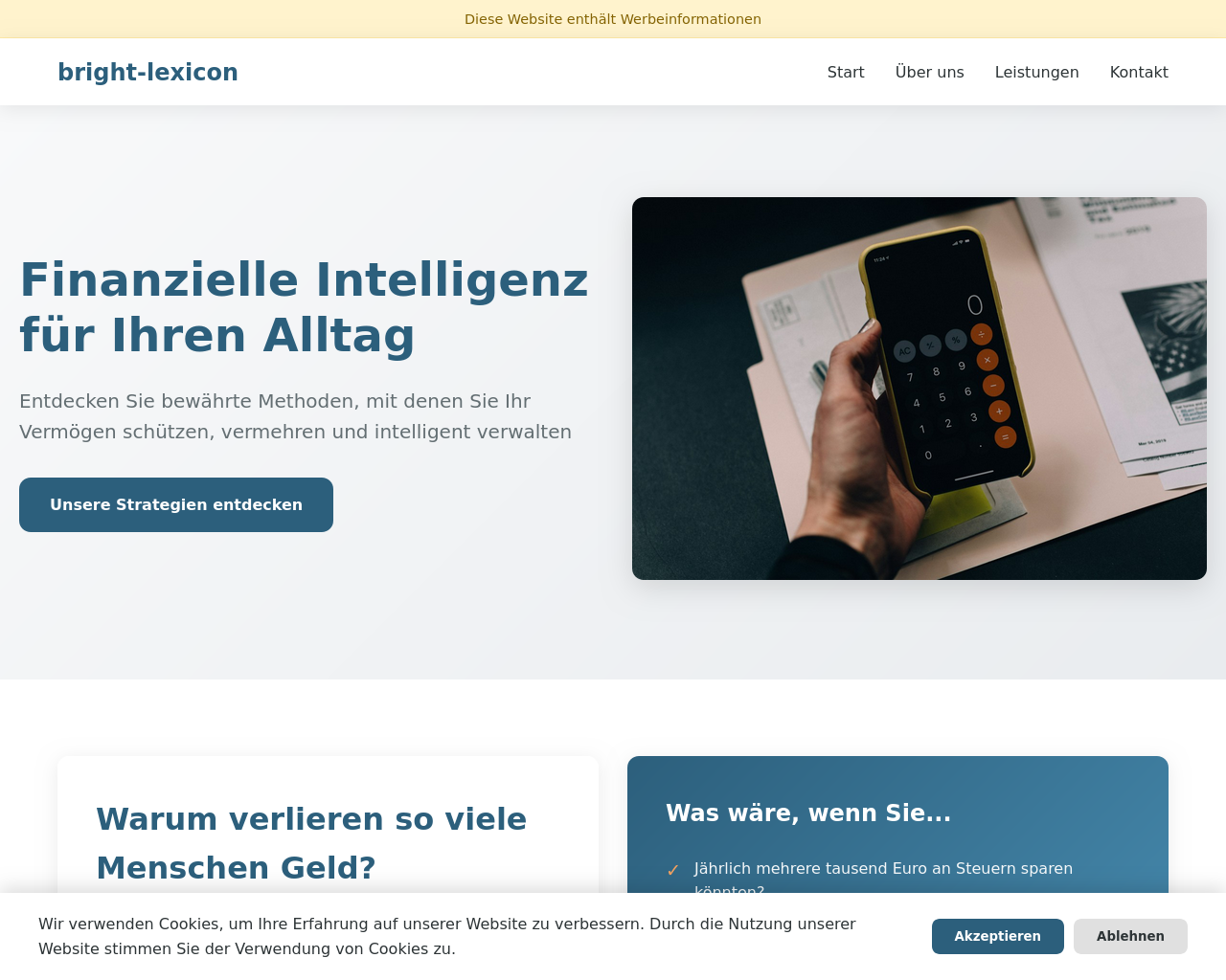 Screenshot di bright-lexicon.com