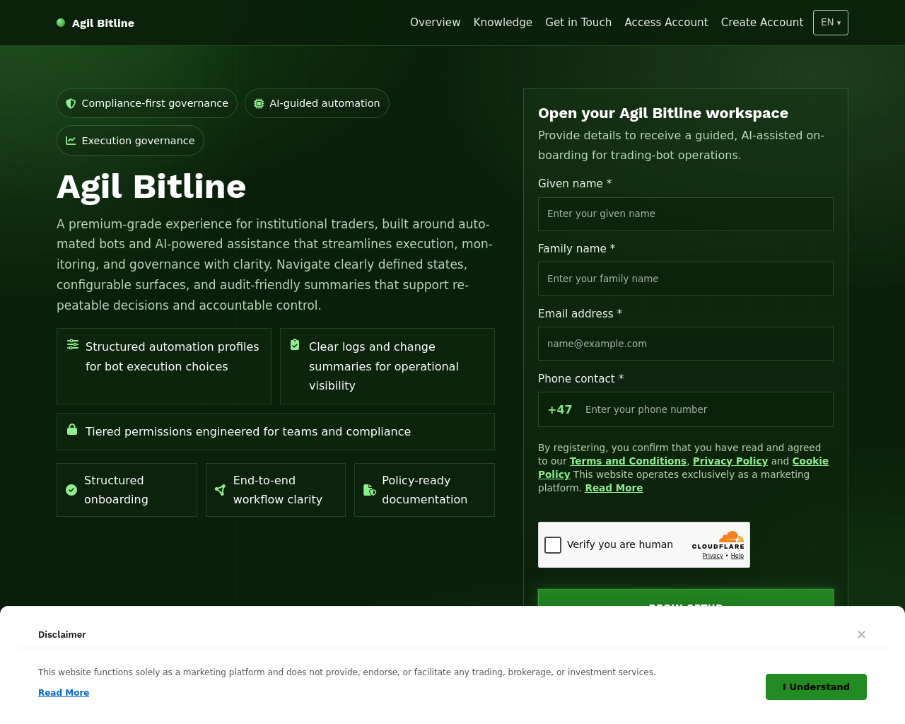 Screenshot of agilbitline.pro
