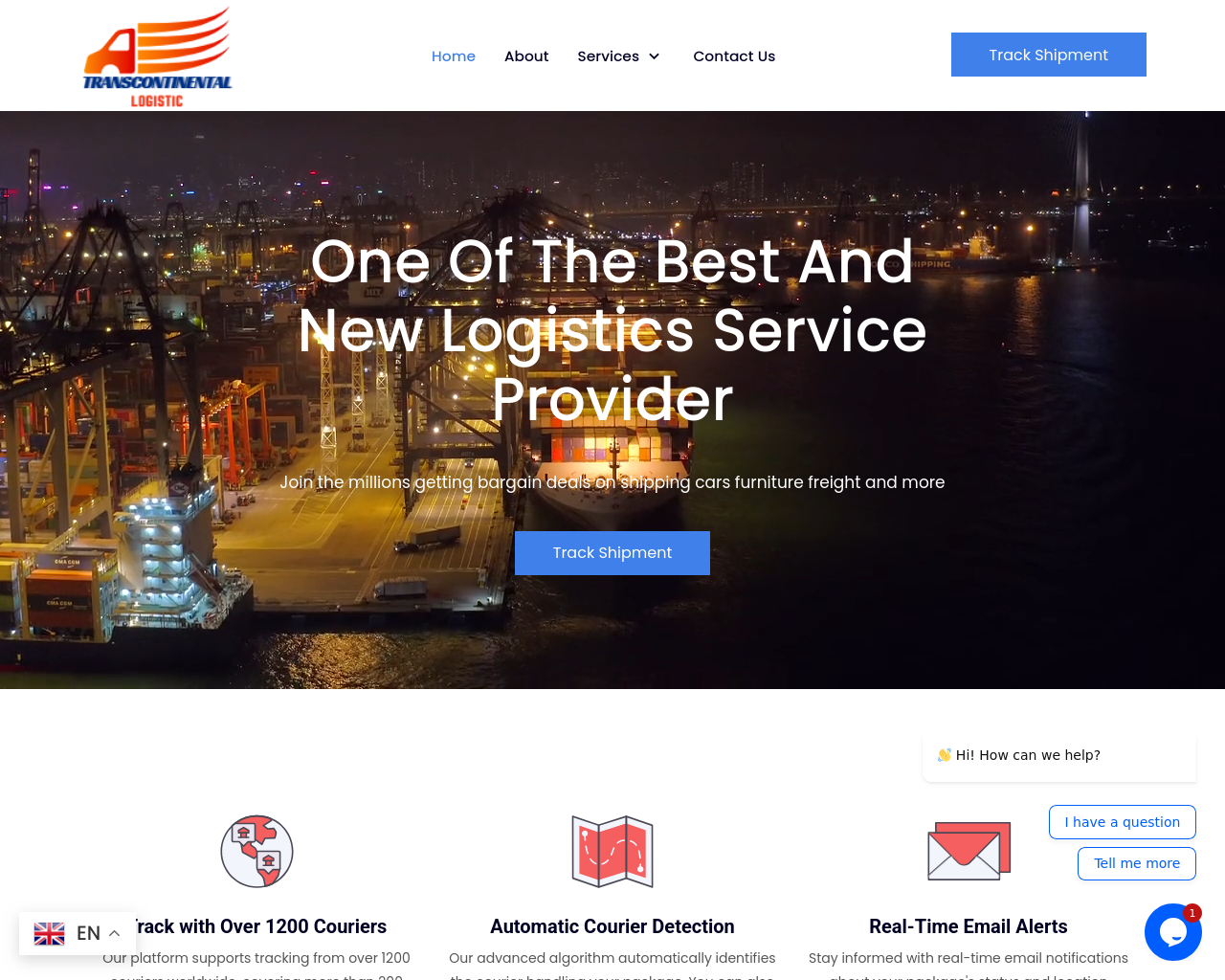 Screenshot of trnscl.com