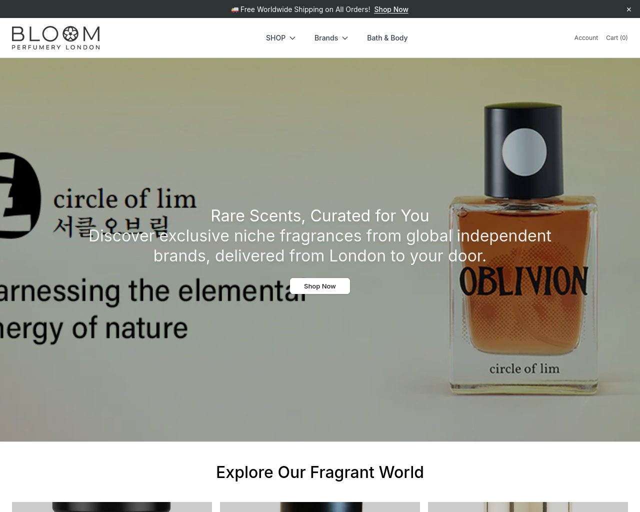 Screenshot of bloomperfumeshop.shop