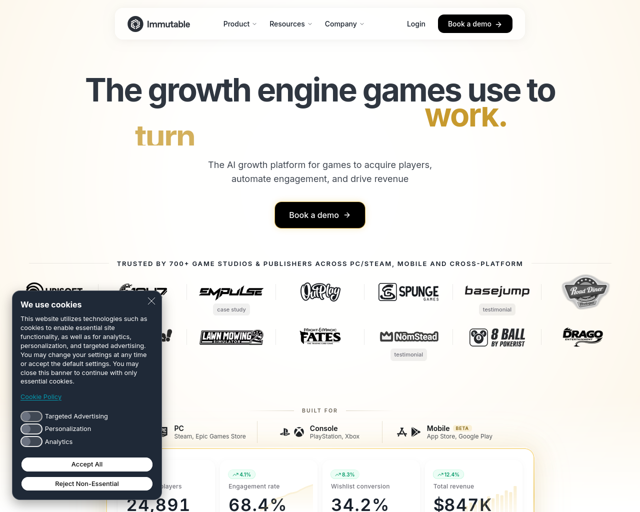 Screenshot of auth.immutable.com.spanakopita.store