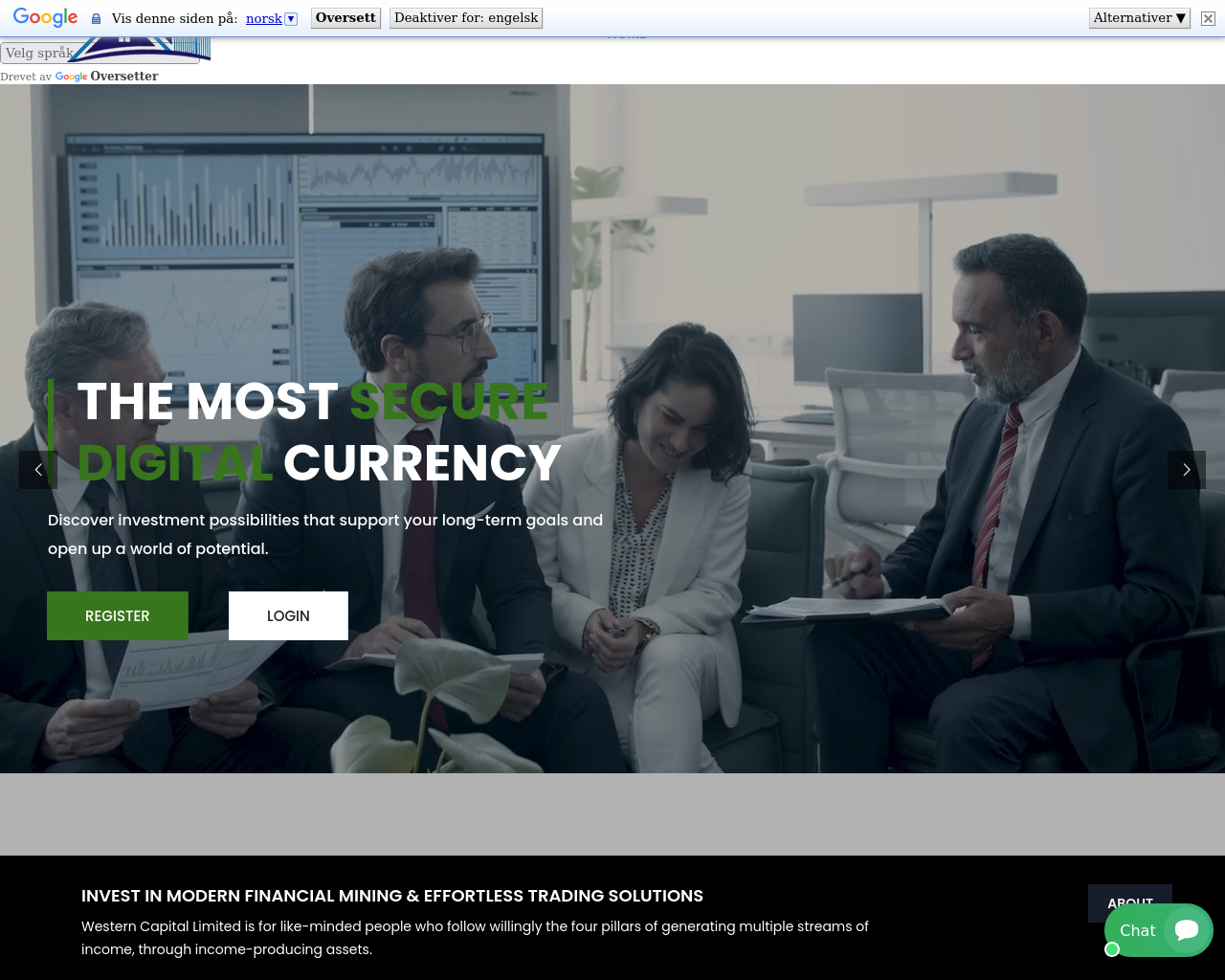 westerncapitalslimited.ltd のスクリーンショット